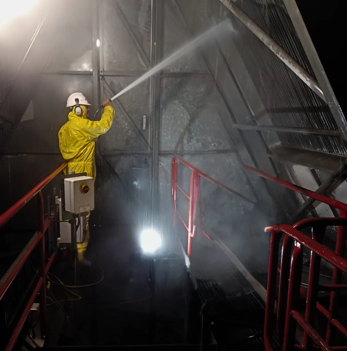Industriële reiniging productiehal door In2Clean